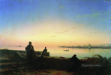 イワン・コンスタンティノヴィチ・アイヴァゾフスキー Painting - 聖ラザロ島のミタリスト 1843年 ロマンチックなイワン・アイヴァゾフスキー ロシア